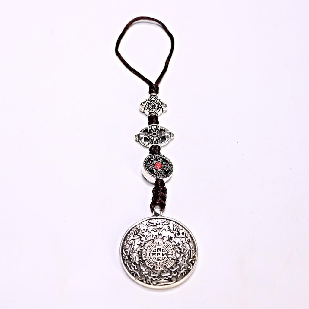 Double Sided Well Finished Tibetan Shamans Buddhism Eight-Trigrams Mirror L