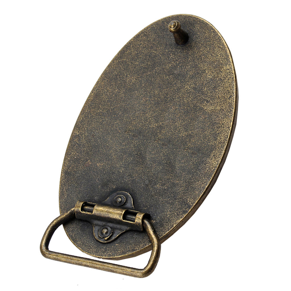  Belt Buckle Cowboy Bronze Belt Buckles,Round