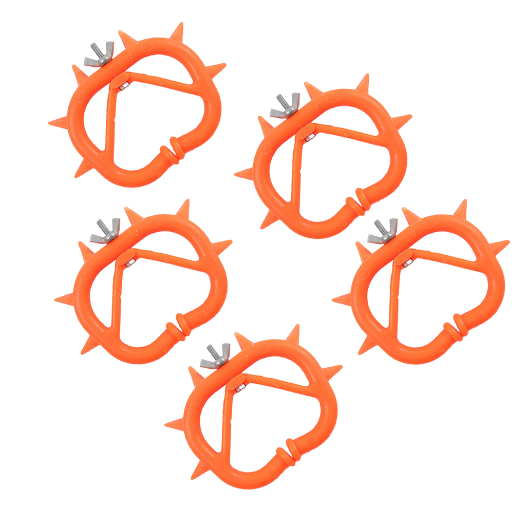 5pcs Plastic Calf Weaner Durable Plastic Adjustable Effective