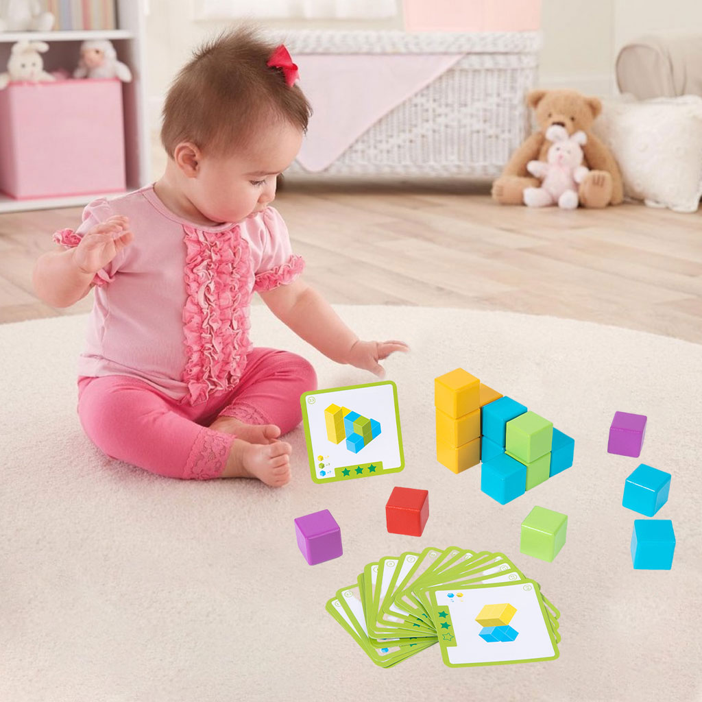 Children Wooden Toys Matching Game Toys Intelligence Development Toys Parent-Child Interaction Multiplayer Boys Girls Gifts