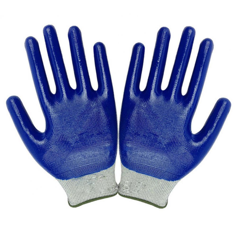 Title 2, Construction Dipped Gloves Durable Waterproof N...