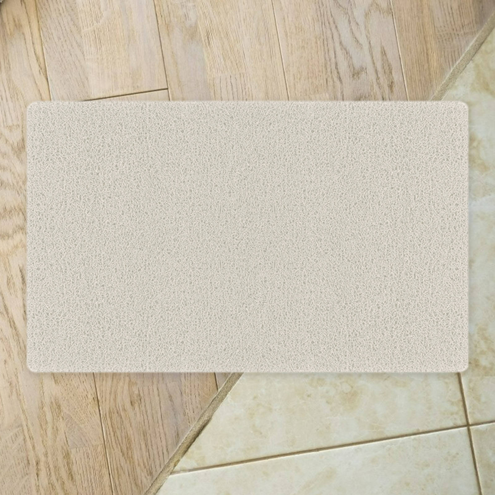 Anti-Skid Shower Mat, Bath Shower Floor Mat with Drain Hole Anti Slip and Mold Resistant Bathroom Stall Mat