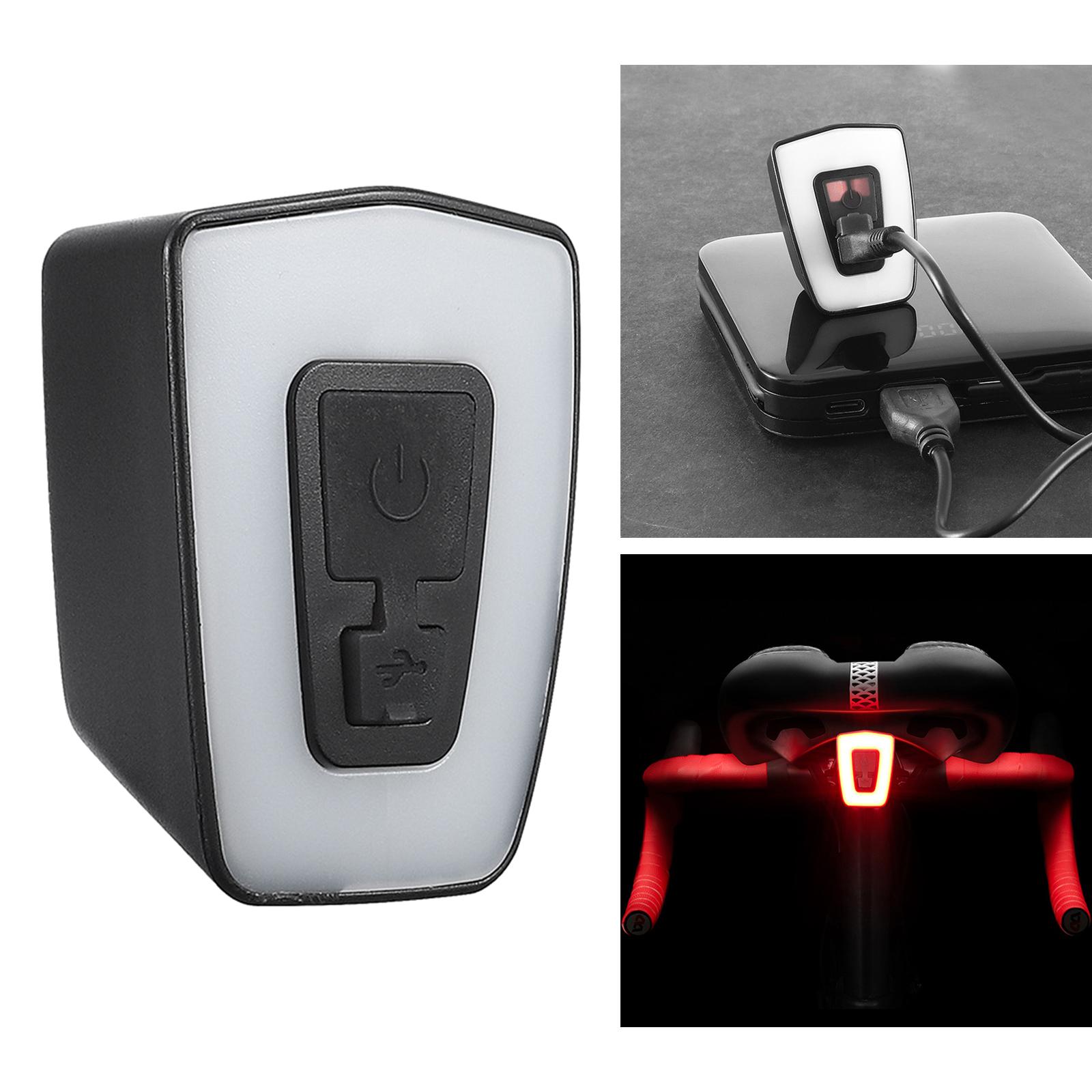 Super Bright Bicycle Rear Taillight Rechargeable Warning Taillights 400mAh Lithium Battery Flashing for Bicycle Cycle Women Kids