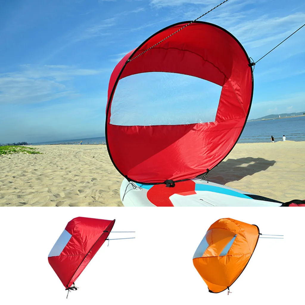 42" Downwind Wind Paddle Foldable Popup Instant Popup Board Sail Kayak Accessory 