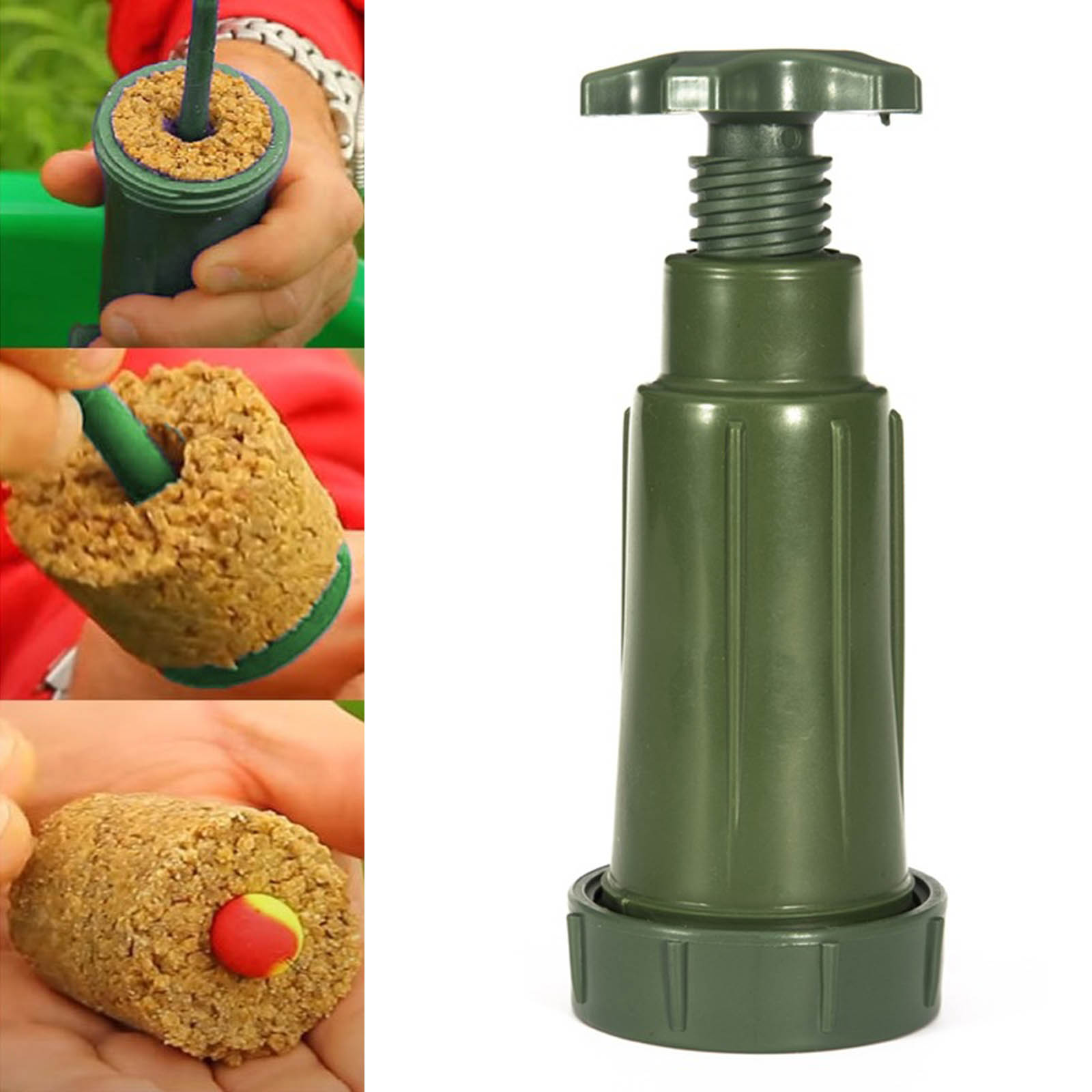 Fishing Lures Shaper DIY Former Explosion Hook Bait Animals Food Compressor Crap Fishing Terminal Tackle Tool River Sea