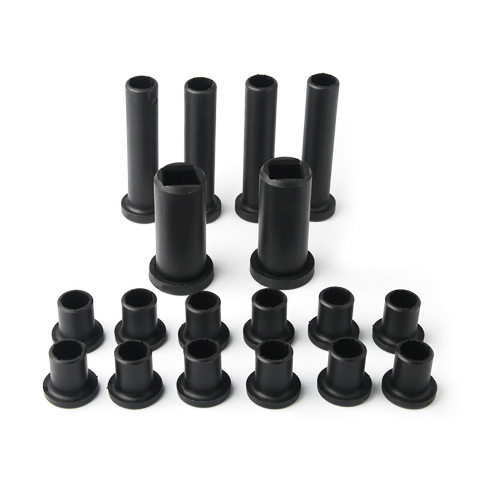 38pcs Rear  Bushings Kit Including A-Arm Short and Long Bushings Bushing Stabilizer Tubes for Polaris Sportsman 700