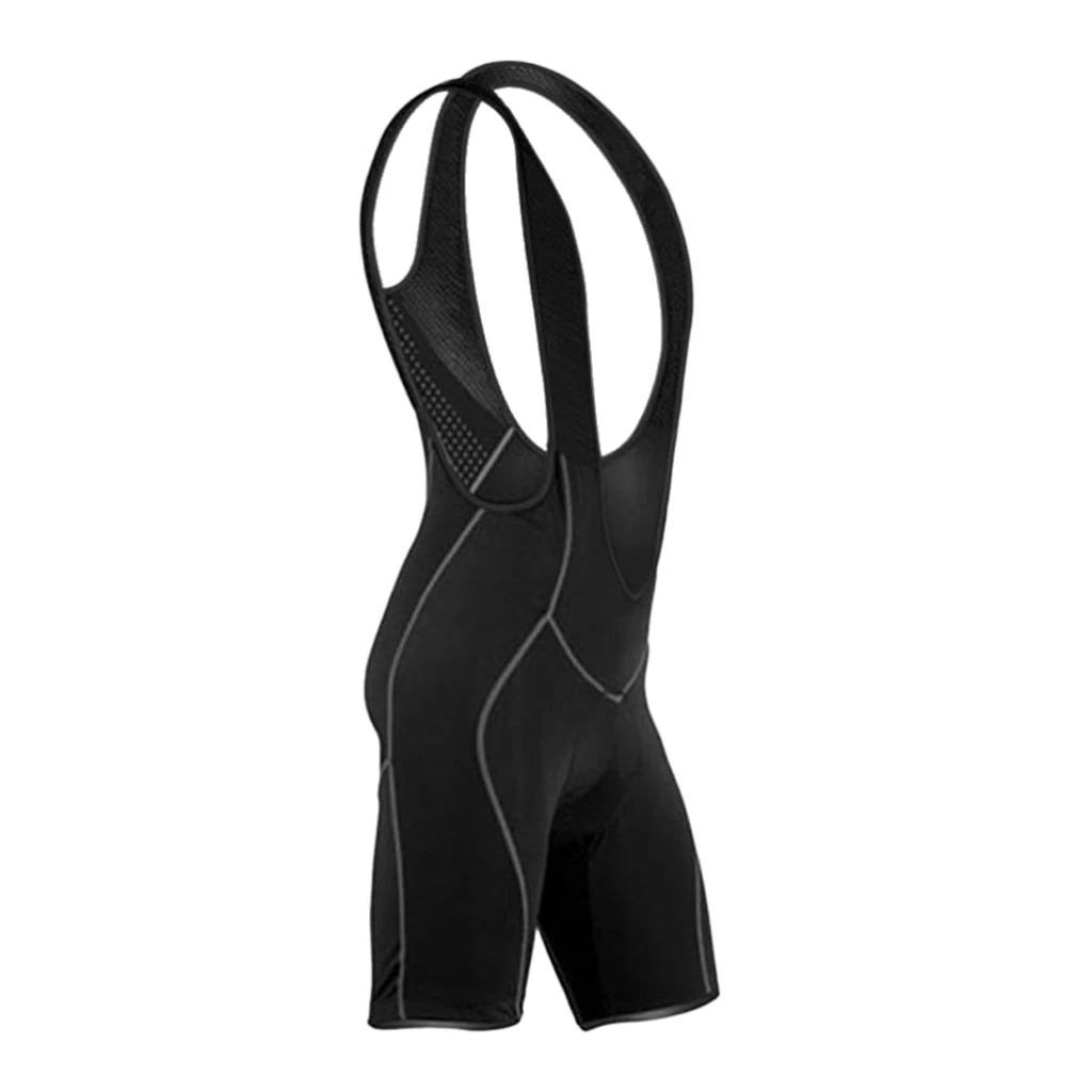 Men`s 3D Gel Padded Cycling Bib Shorts Anti-bacterial Performance Road Bike Breathable Quick Dry Clothes Shorts Pants