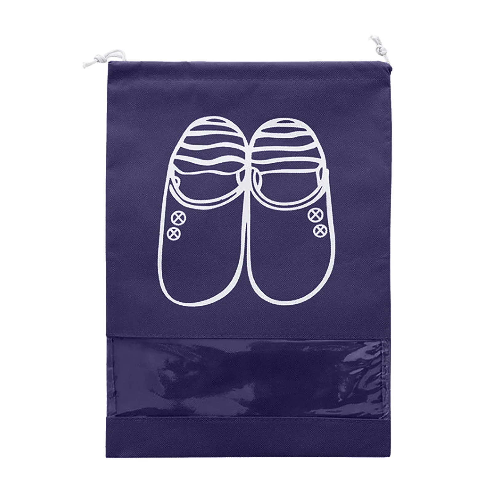 Purple 1PC Fashion Travel Portable Shoe Bags Multicolor Storage Organizer Bag for Men Women 