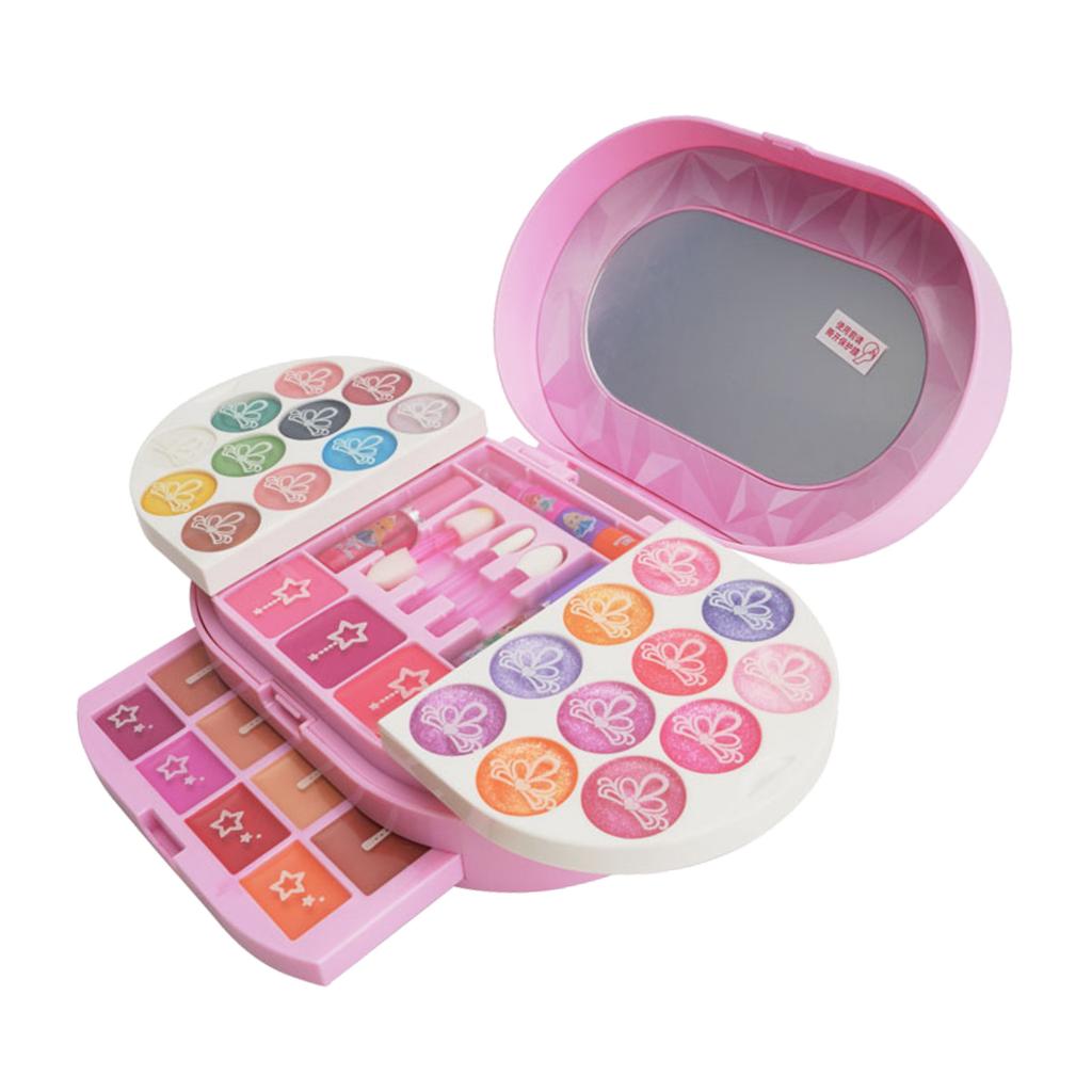 Makeup Set Girls Cosmetics Kits Makeup Palette with Mirror - Safety Tested- Non