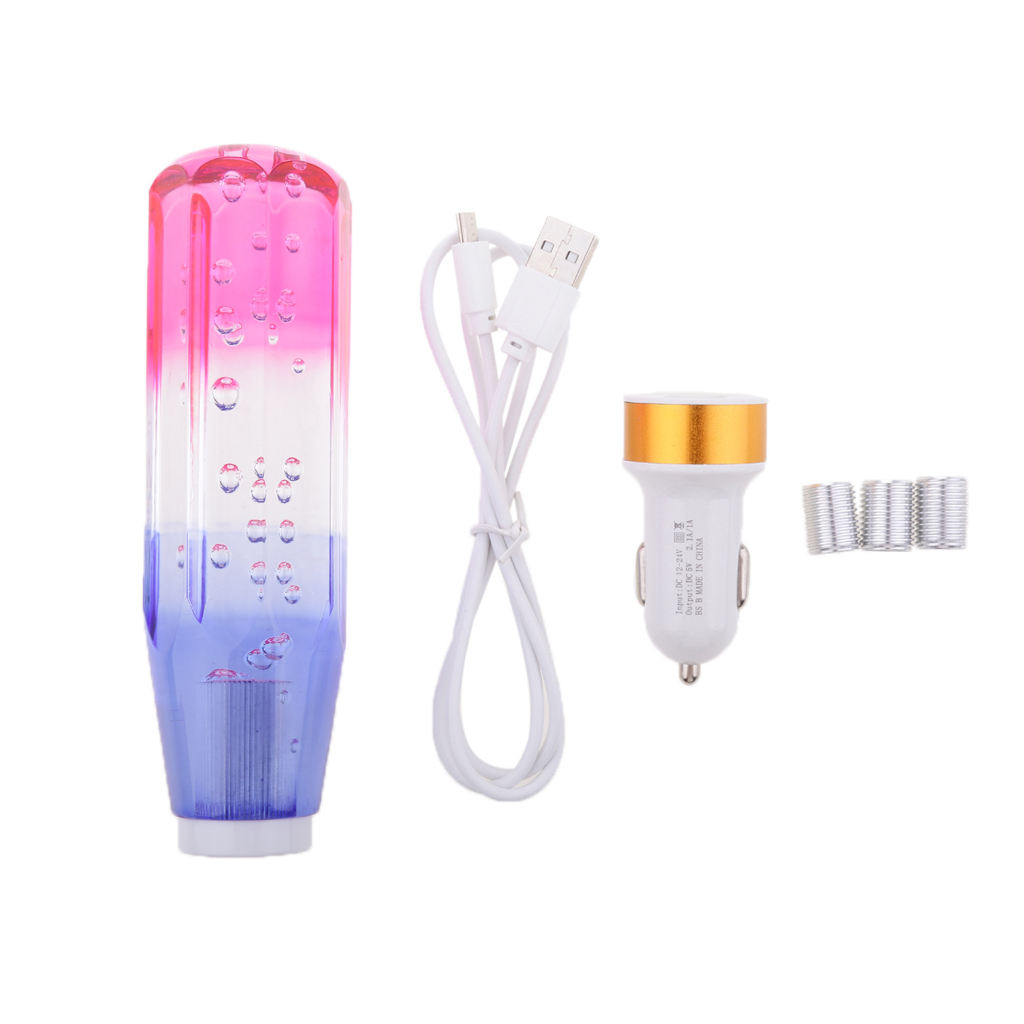 15cm Car Gear Stick  Knob Bubble Styling with LED Light
