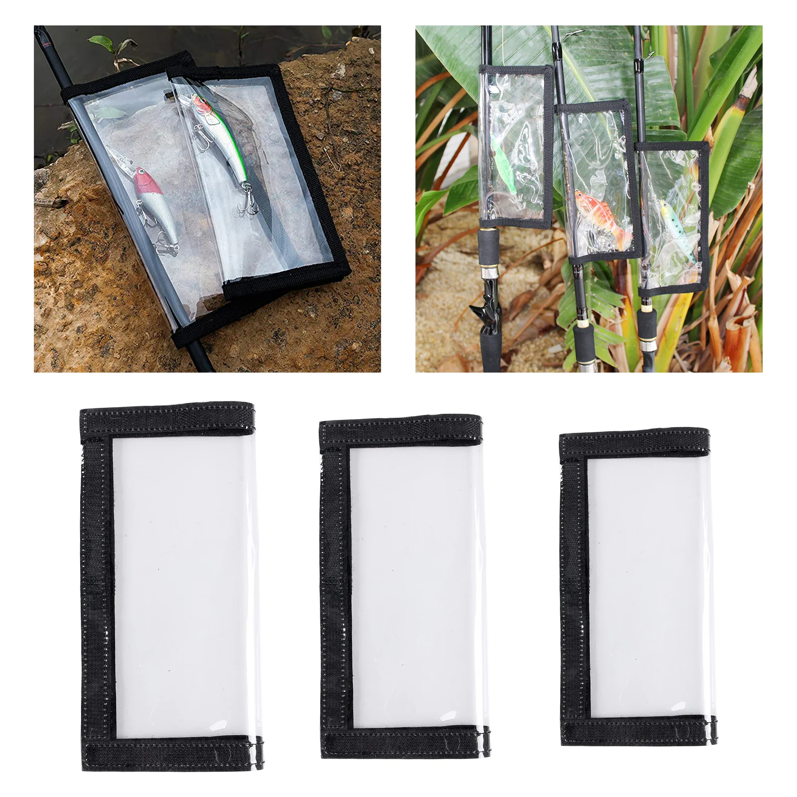 Fishing Lure Wraps Fishing Lure Cover Lure Wrap Lures Protective Covers Clear PVC Lure Covers