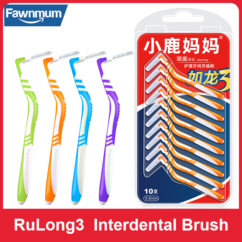 Best of Fawnmum 0.6-1.0mm Interdental Brush L Shape Oral Care Toothbrush Toothpicks Clean Teeth Brushes Braces Orthodontic Dental Tools Reviews & Tips