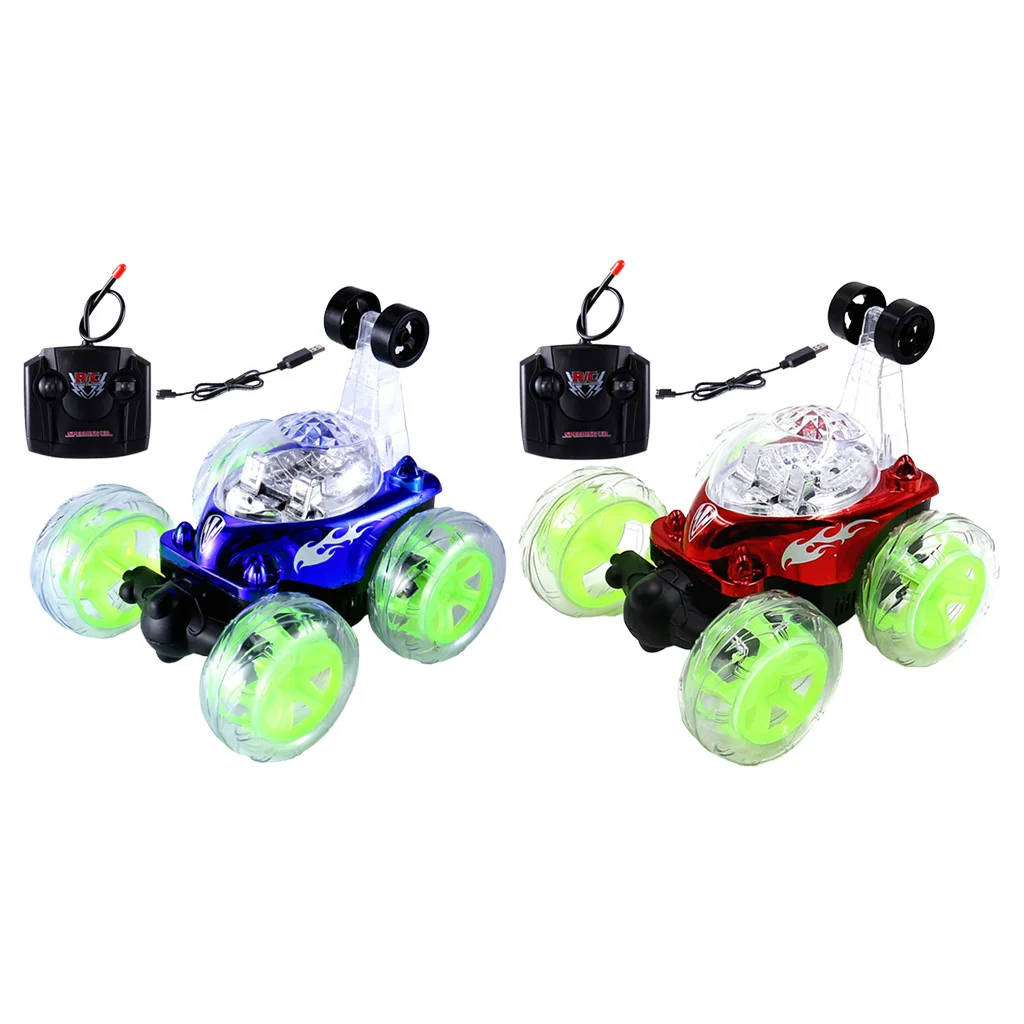 RC 4WD Car Stunt  Remote Control Off Road Double Sided Car Toy for Kids