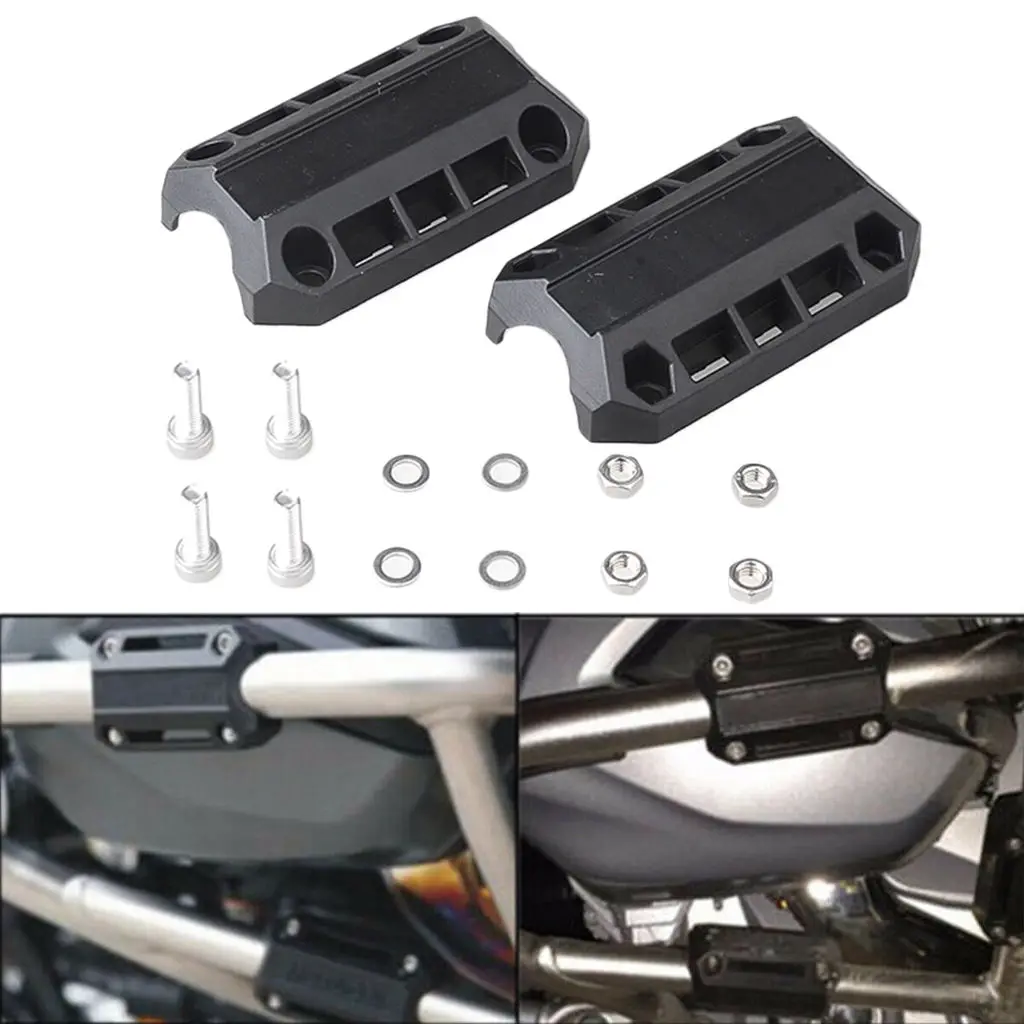 25mm Motorcycle Engine Protection Guard Bumper Decor Block For  R1200GS