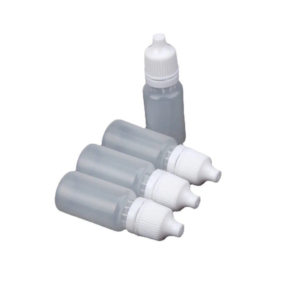 25/20/50PCS 5ml 10ml Empty Plastic Dropper Bottle Paint Beauty Vape Oil Squeezable Refillable Bottle Cosmetics Storage Wholesale