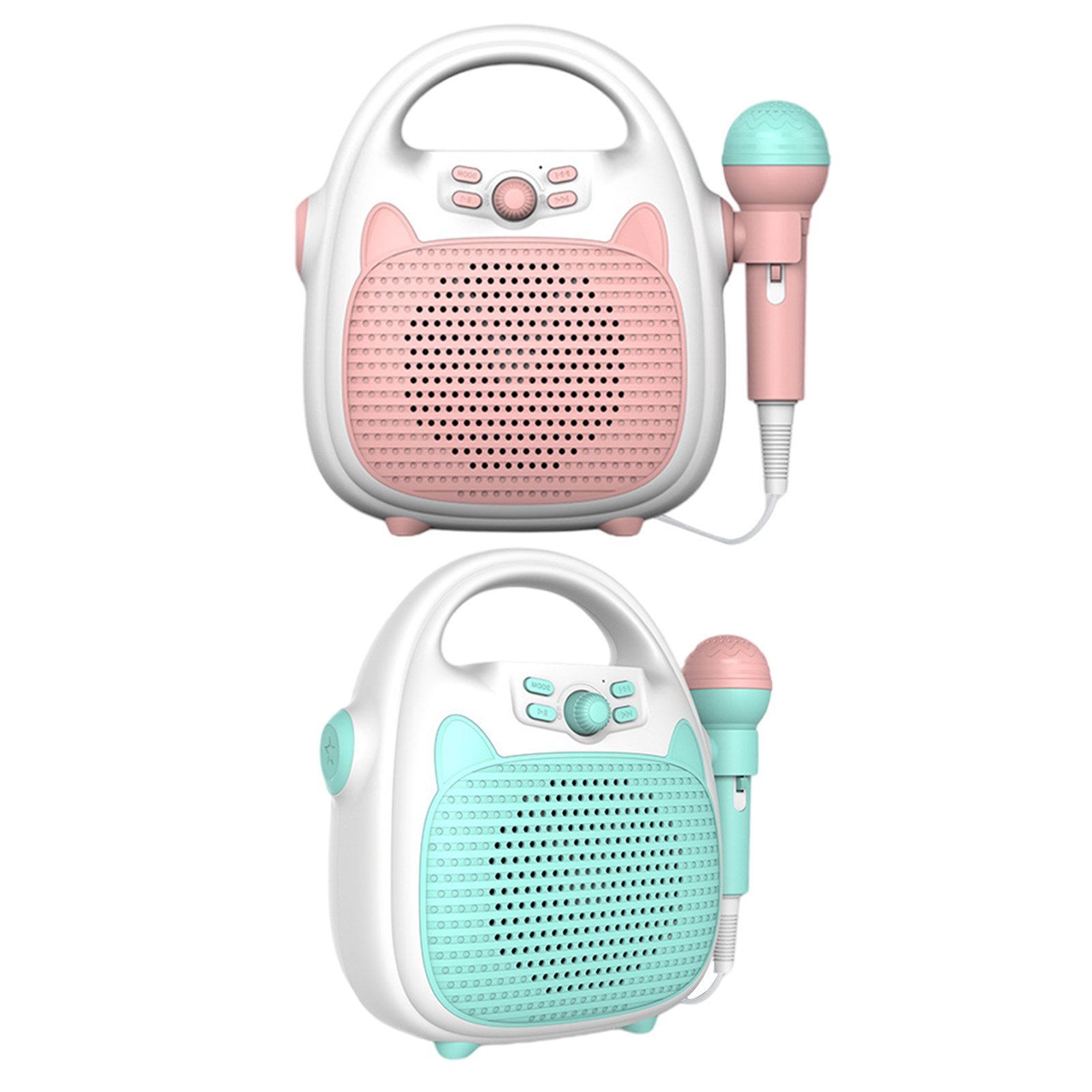 Bluetooth Kids Karaoke Machine Speaker Girls Boys Singing Toys Microphone Toy Build in LED Light Show Indoor Outdoor