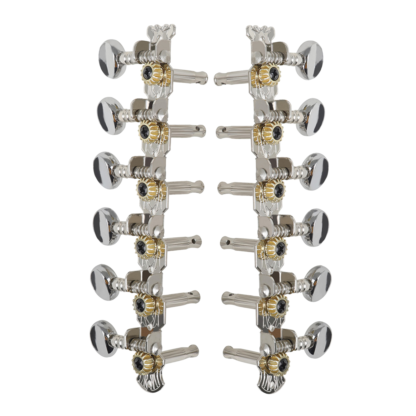 12-string Acoustic Guitar Tuning Pegs 6L 6R String Tuner Knob Guitar Accs