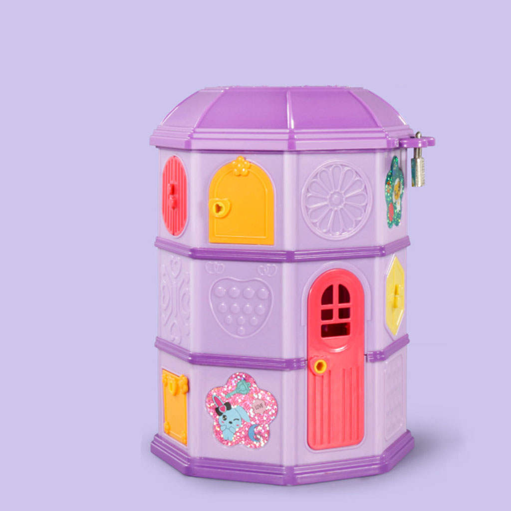Light and Music Surprise Treasure Box with Keys Lucky Box Mystery Case Bracelet Necklace Blind Box Keepsake for Girls Kids Child
