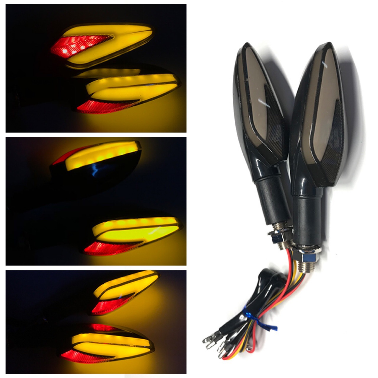 For Kawasaki Z750 Z750R Z750S R S Z800 E version ER6n ER6f Z800 Z1000  motorcycle turn signal Lights Flowing flicker led Blinkers - AliExpress