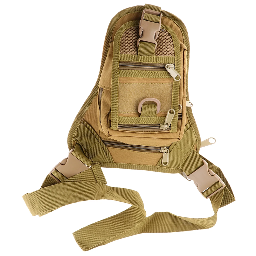 Camouflage Outdoor Sports Bags Fishing Camping Waterproof Waist Bag 6 Colors Waist Support