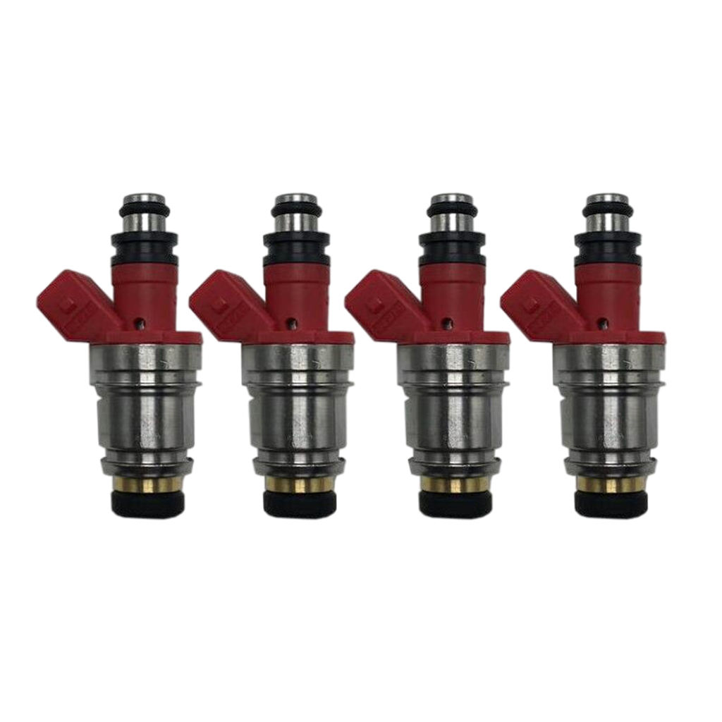 Set of 4 New Fuel injectors 16600-86G00 Replacement Compatible with Nissan D21 Pickup 2.4L