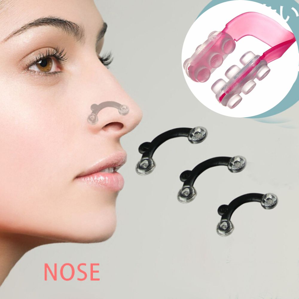 Best of 1 Set Beauty Nose Up Lifting Shaping Clip Clipper Shaper Bridge Straightening 3 Size Nose Clip Corrector Massage Tool No Pain Reviews & Tips