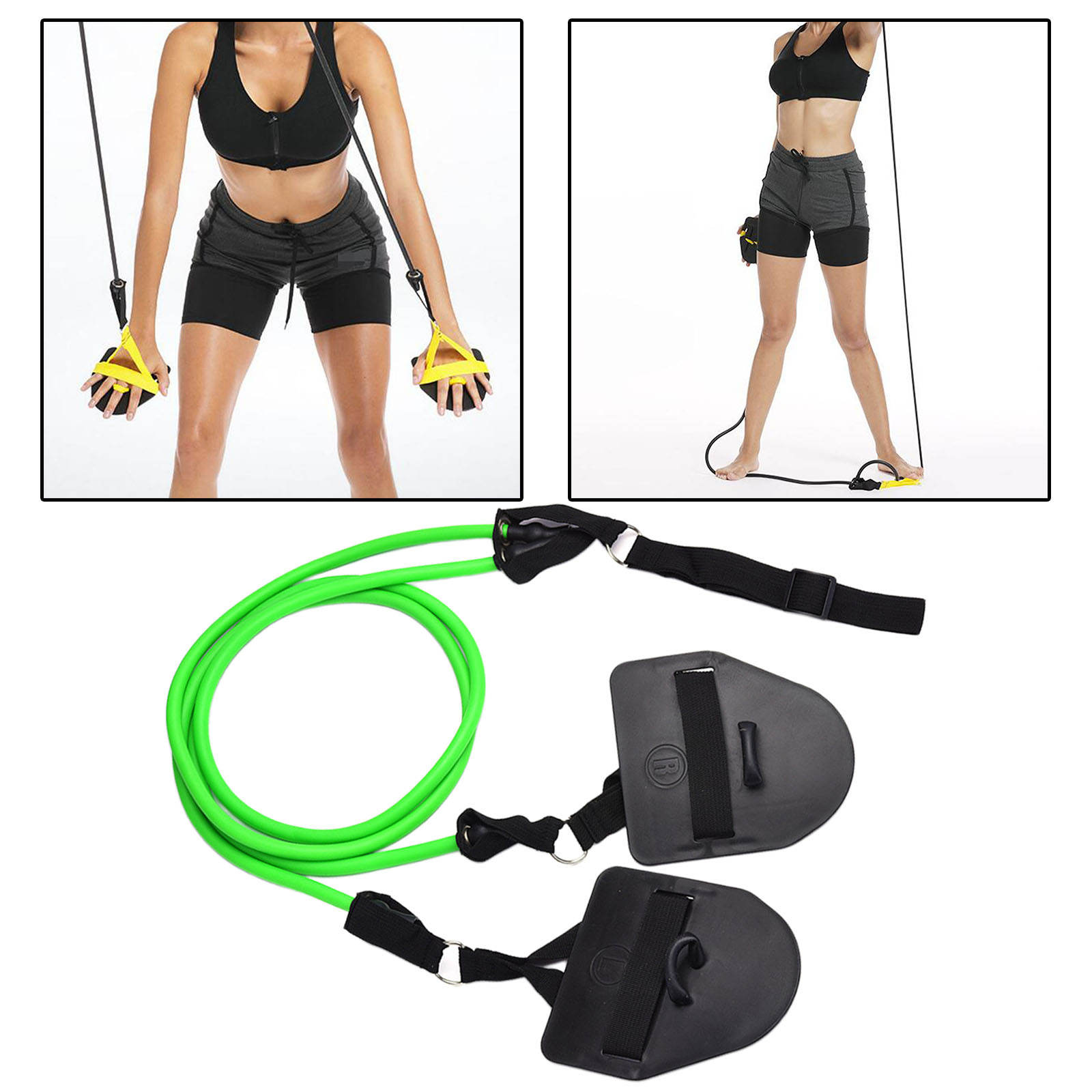 Arm Strength Trainer Resistance Bands Swimming Freestyle Exercise Paddle Workout Band