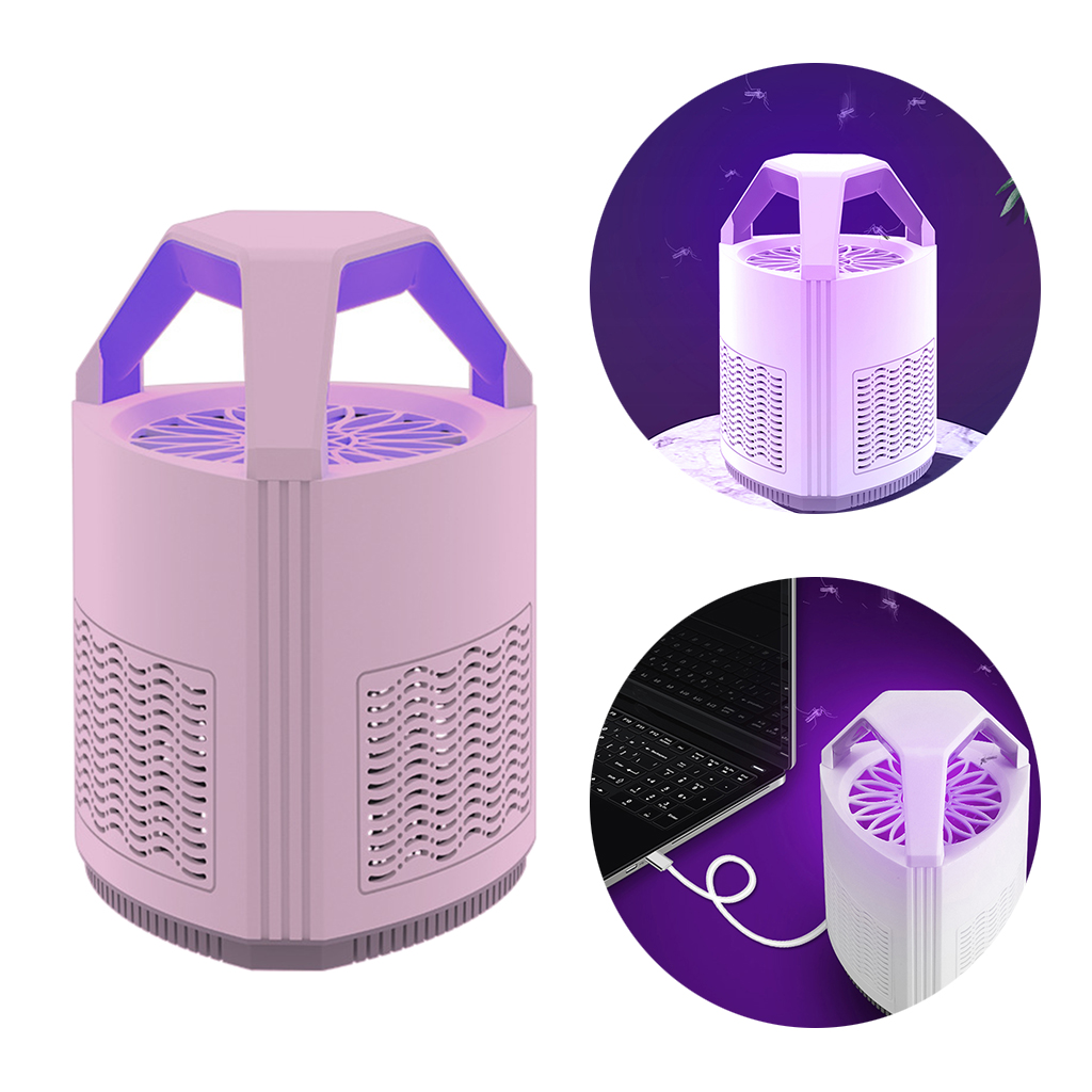 1pc Electric Insect Flying Bugs Trap Portable UV Mosquito Killer Lamp Quiet Bedroom Home Flies Trap