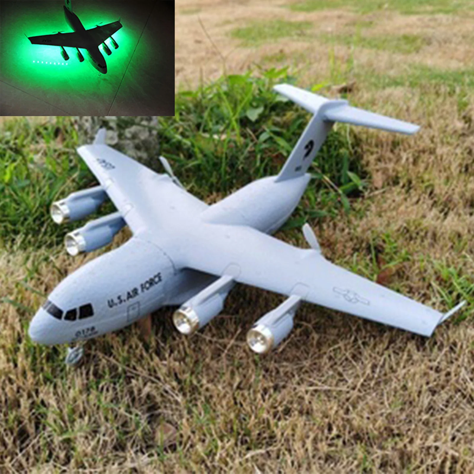 Airplane DIY RC Plane 2.4GHz 2CH EPP Craft Electric RC Glider Airplane Outdoor Fixed Wing Aircraft for Kids