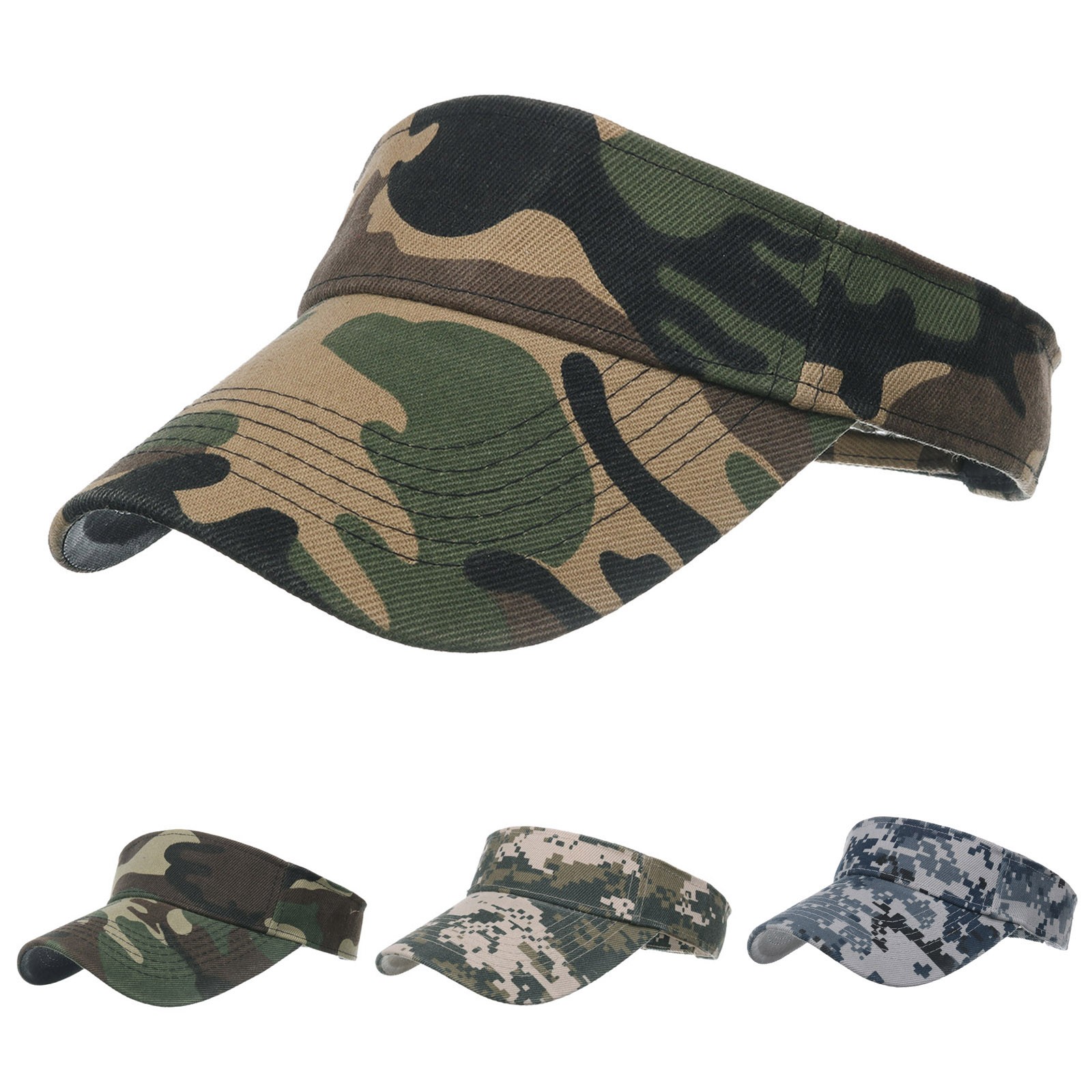 camo visor hats