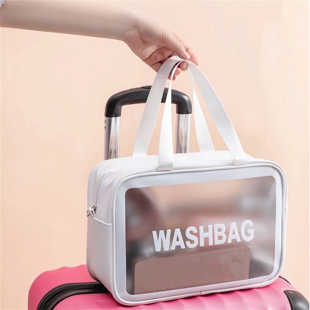 2023 Wash Bag PU Women Travel Storage Bag Toiletry Organize