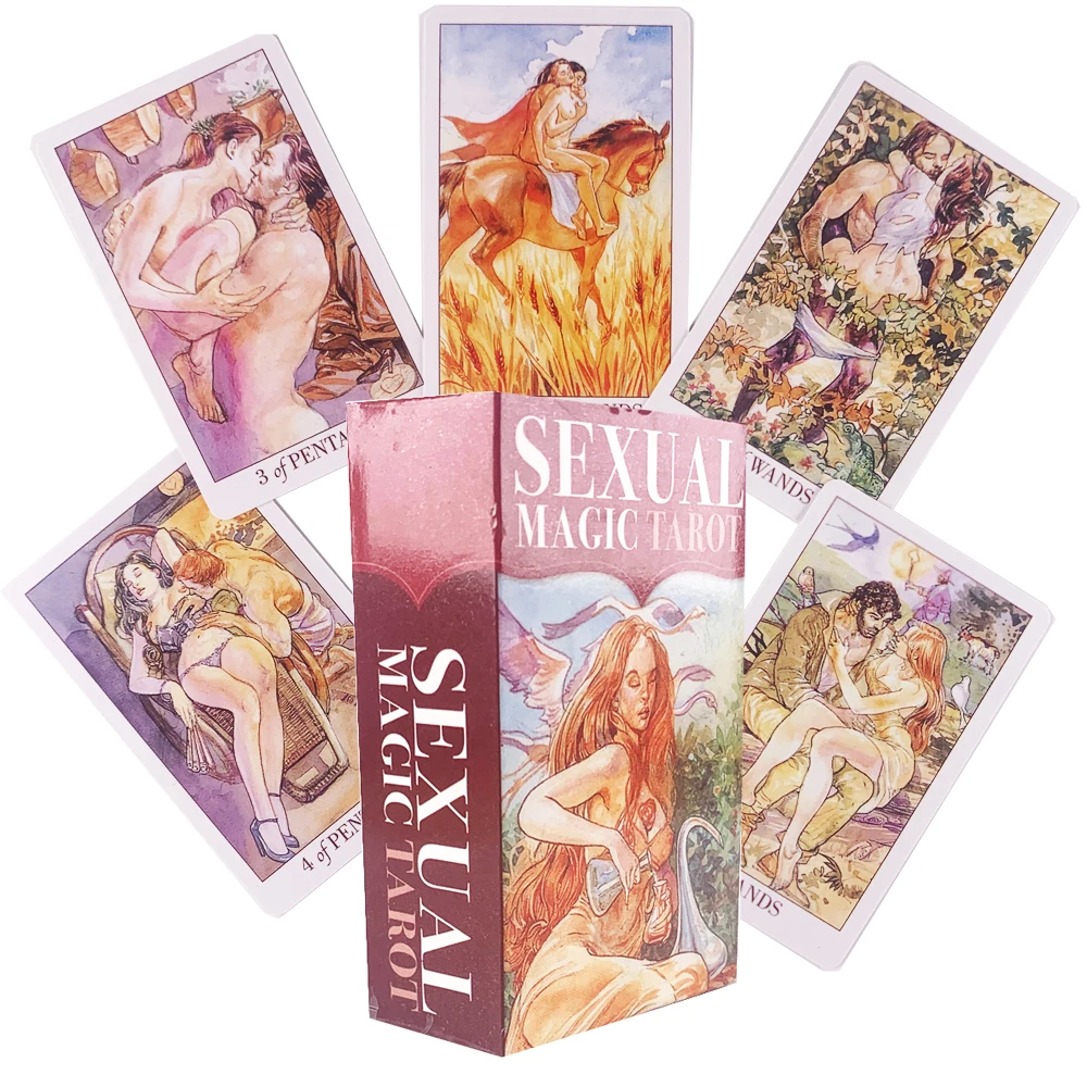 Sexual Magic Tarot Decks Oracle Board Game Card Games Fate Divination Books on Witchcraft Mini Tarot Sex Board Games Alchemy