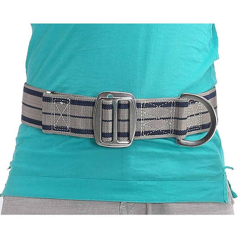 Climbing Harness, Protect Waist Safety Body Belt for Mountaineering Outward Band Fire  Caving Rock Climb Rappelling Equip