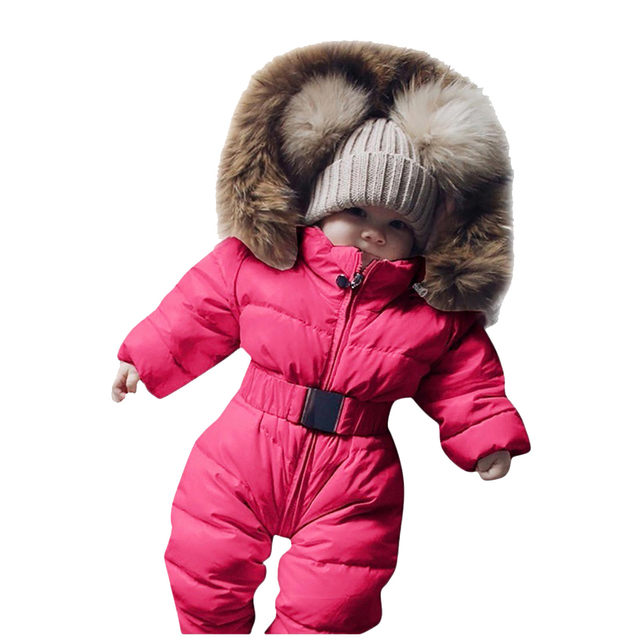 12M-6Y inverno neonato tuta tuta da neve bambini neonato con cappuccio  piumino caldo per ragazzi ragazze abbigliamento per bambini pagliaccetti  A810 - AliExpress