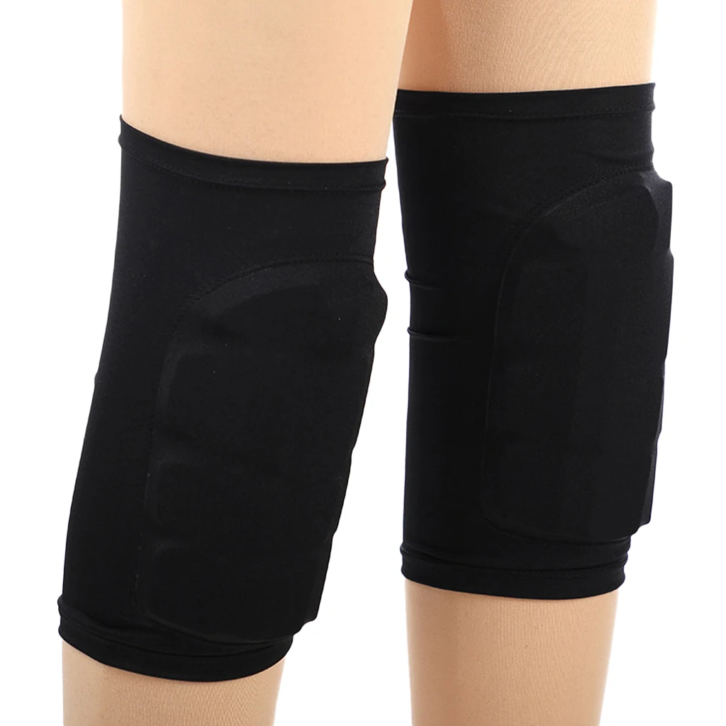 Professional Elastic Knee Pads Protector Support For Ice Roller Figure Skating Skiing Sport Riding Yoga Running
