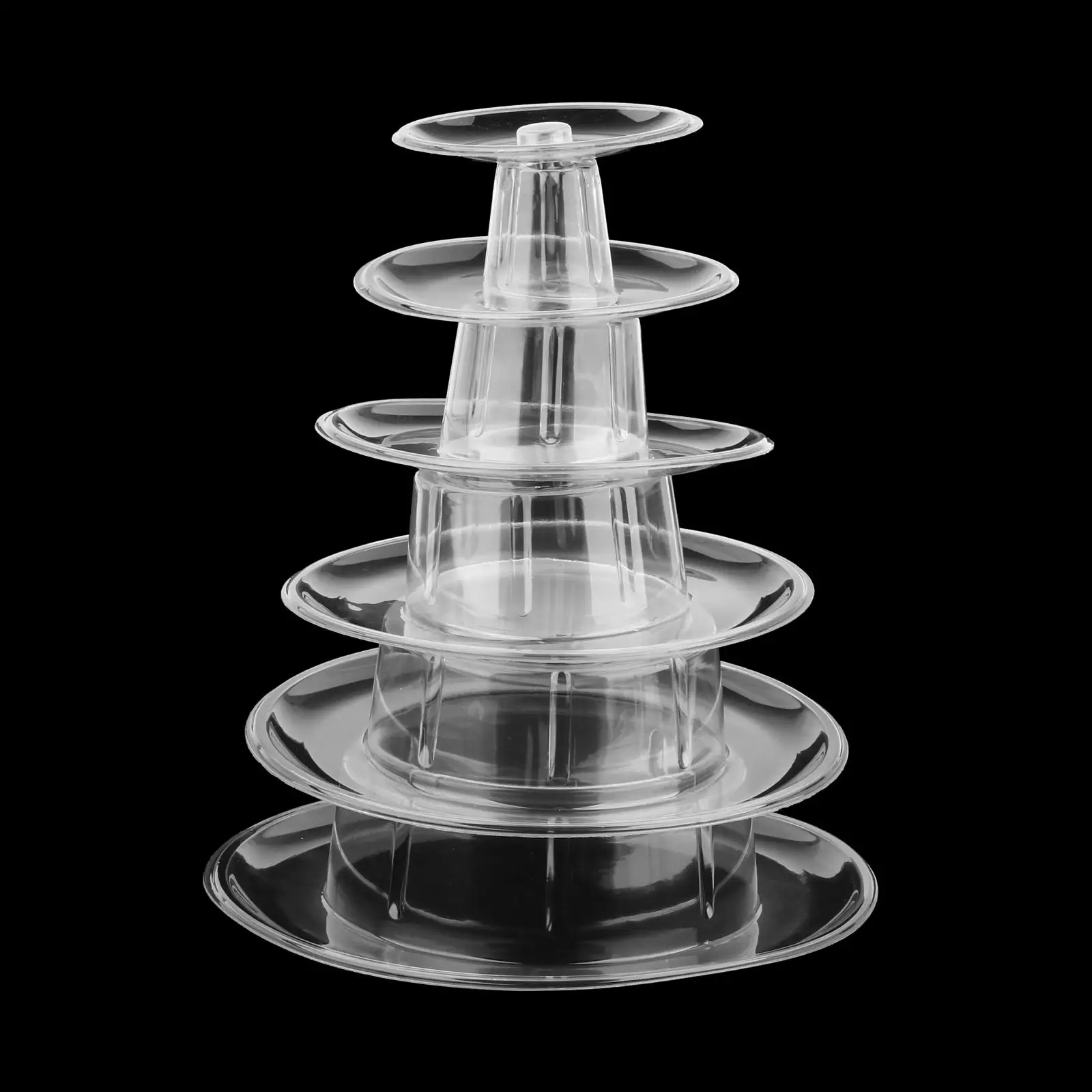 6 Tiers Macaron Tower Stand Cake Display Rack Cupcake/Food/ Fruit Stand Display for Wedding Party Event Use