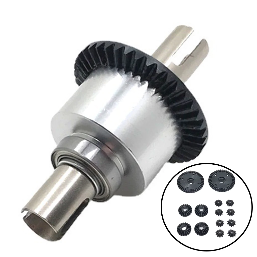 Diff Differential Main Metal Spur Gear 10T 20T 40T Motor Gear RC Part for WLtoys 104001 1/10 RC Car