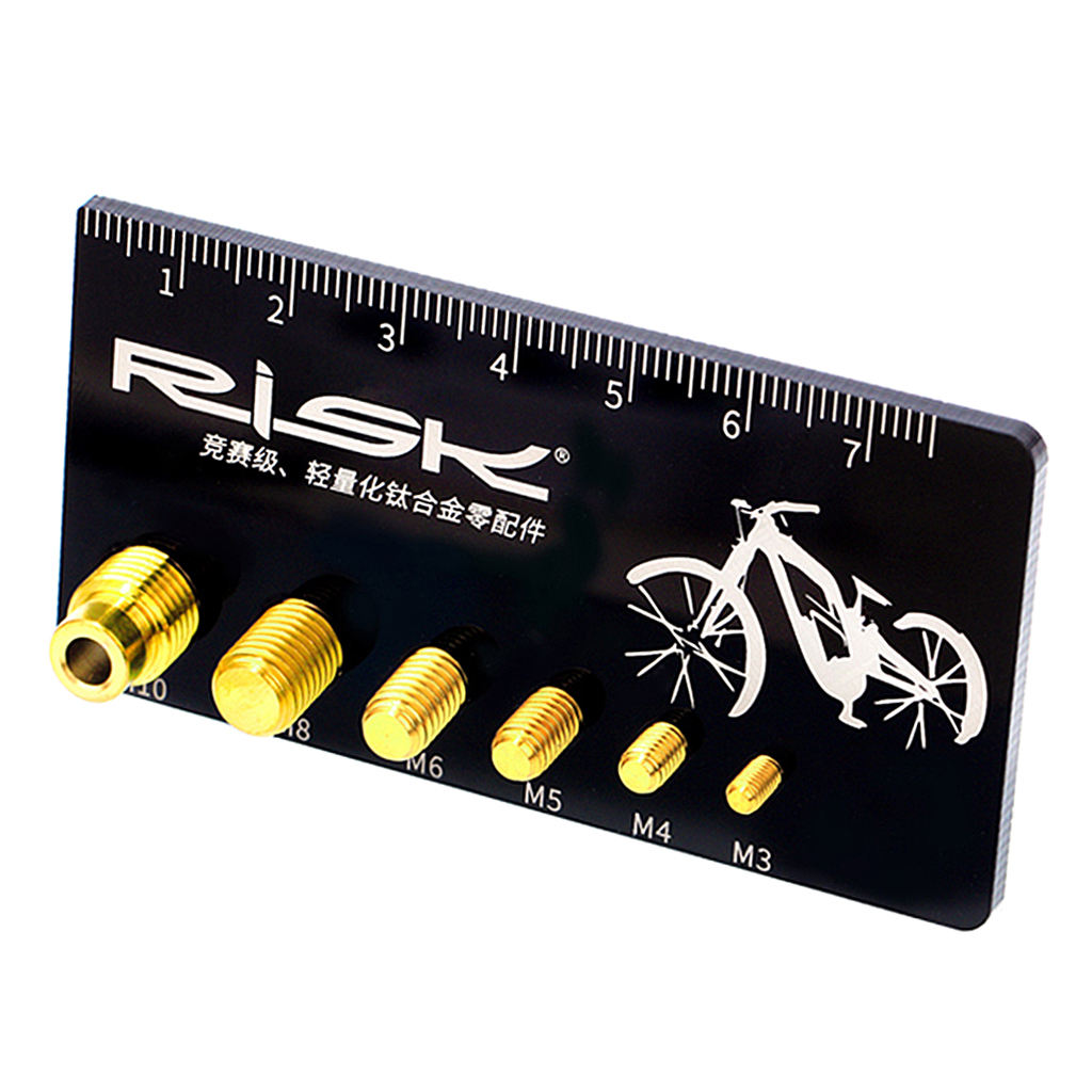 Metric Screw Bolt Nut Thread Measure Gauge Size Checker, Especially Designed to Measure Bicycle Screws / Bolts