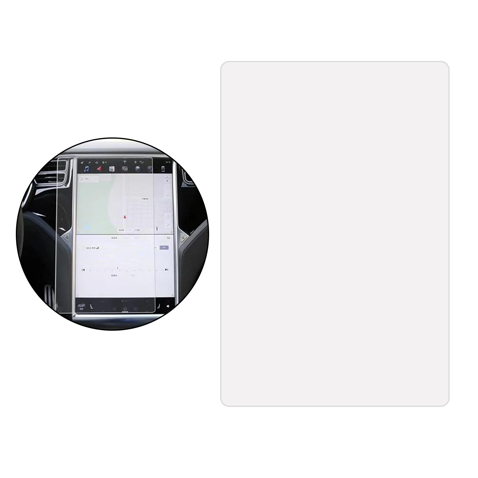 Tesla Model 3 Matte Screen Protector Model Y/X/S Center Control Touch Screen Car Navigation Tempered Glass Accessories