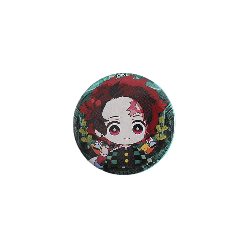 Anime Second element Q Version Badge Bar Butterfly Endure Tanjirou Fugang Yi Yong Shan Yi Yan Column Pendant Anime Peripheral
