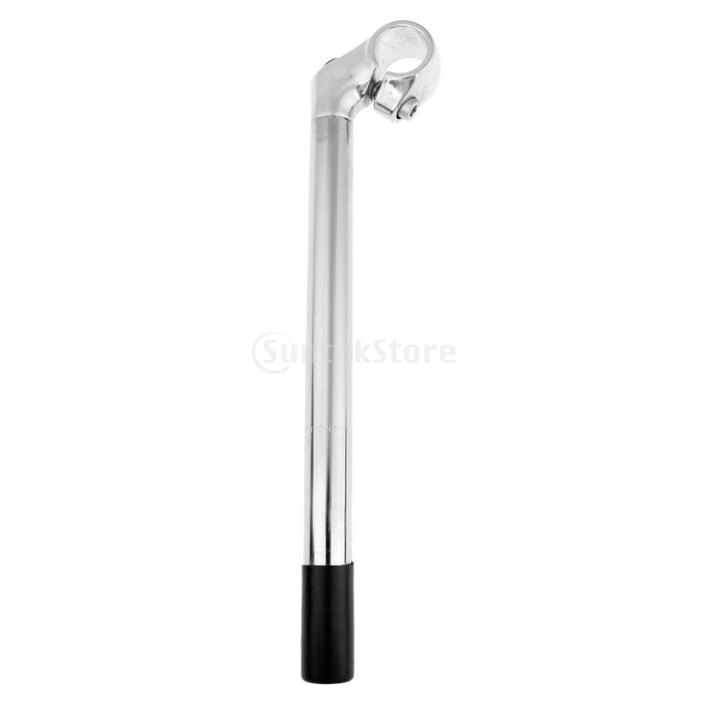 Aluminum Alloy Bike Bicycle Stem Quill Handlebar Stem Riser 25.4mm/1'' 30 Degree Extender Adapter