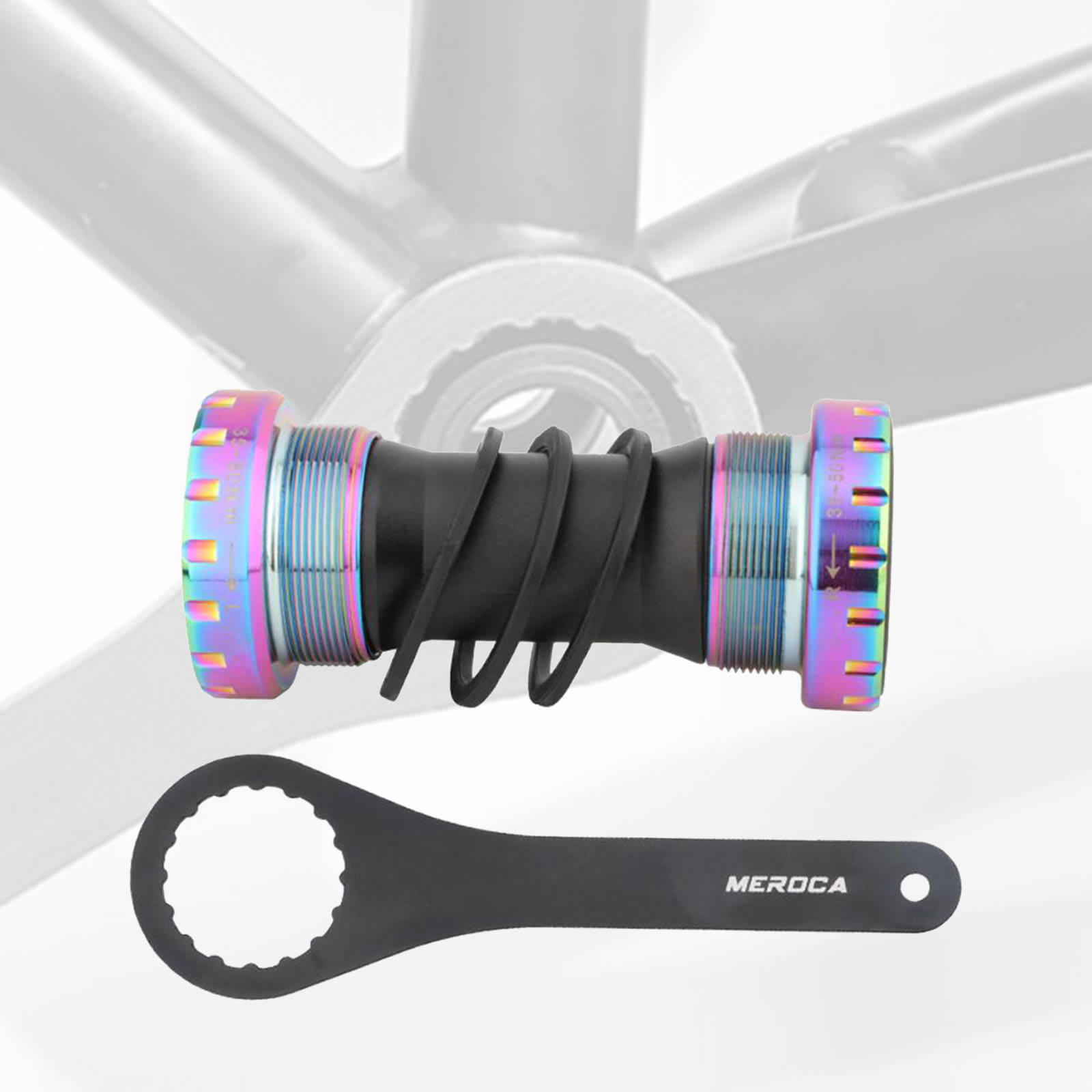 Bottom Bracket 68/73mm BB Threaded Sealed Integrated High Strength Hollow Lightweight for Mountain Bike Bicycle Parts