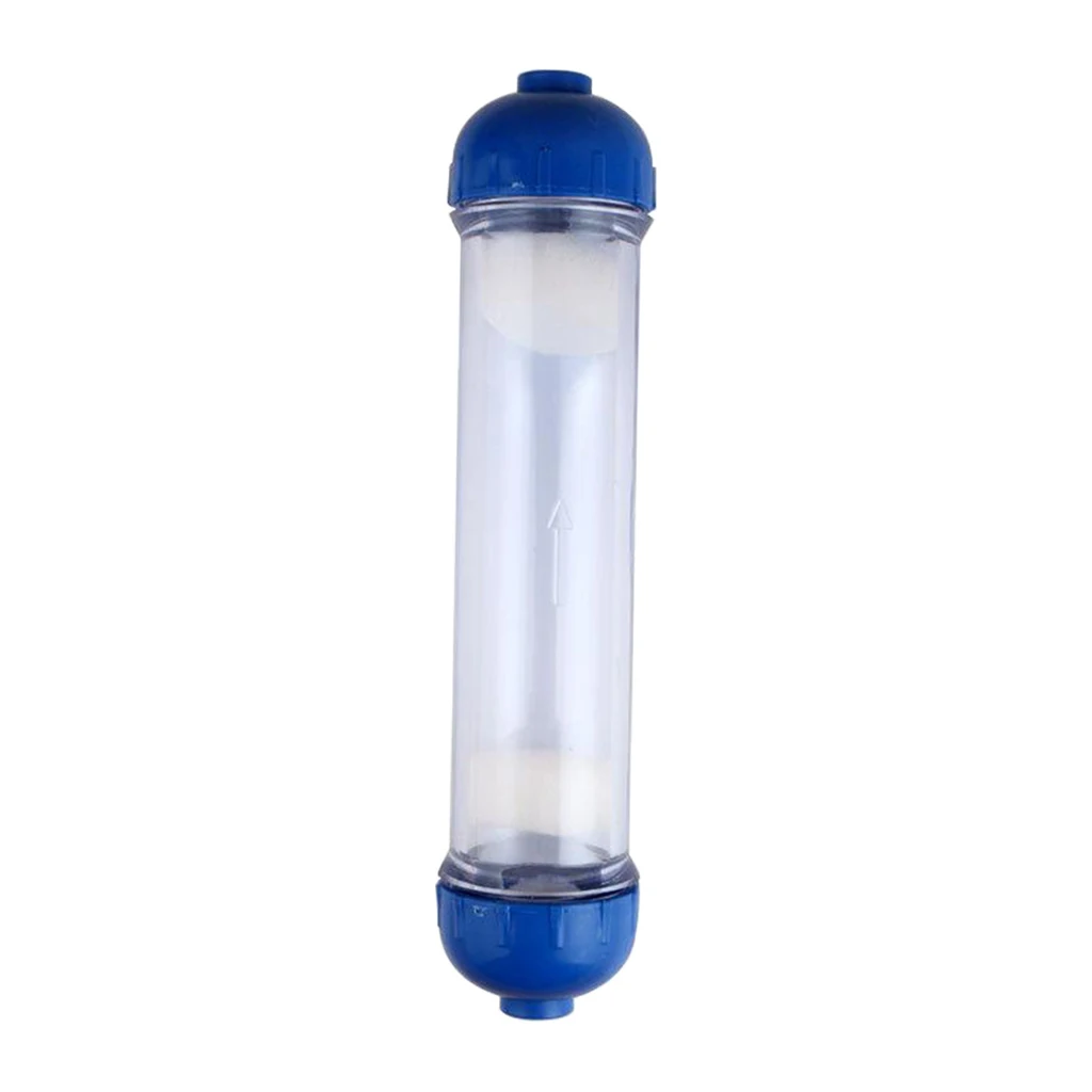 T33 Water Filter Housing Empty Bottle Refill Two Open Ends DIY Refillable Filter Shell Inline Filters Tube Reverse Osmosis