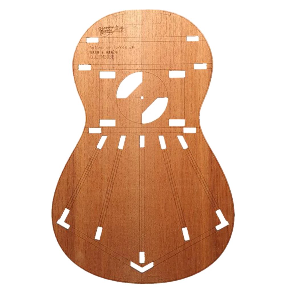 Classical Guitar Layout Template for Torres 2 - Guitar Building