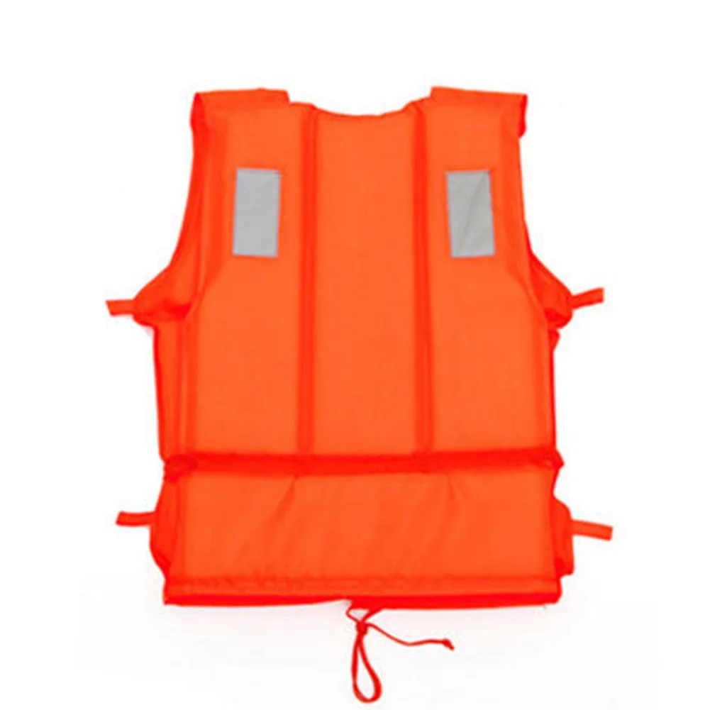 Polyester Adult Life Jacket Swimming Boating Drifte Ski Foam Vest+Whistle JA 