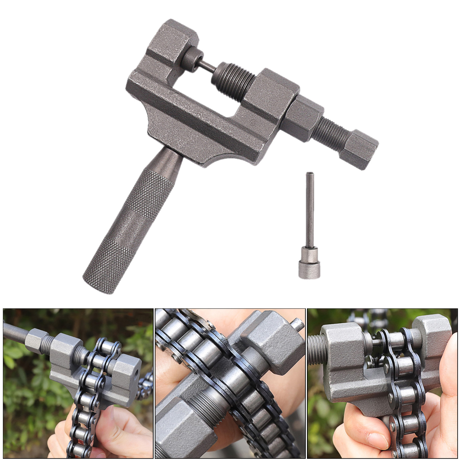 Universal Motorcycle Chain Breaker Splitter Tool Riveting 420 428 530 Size