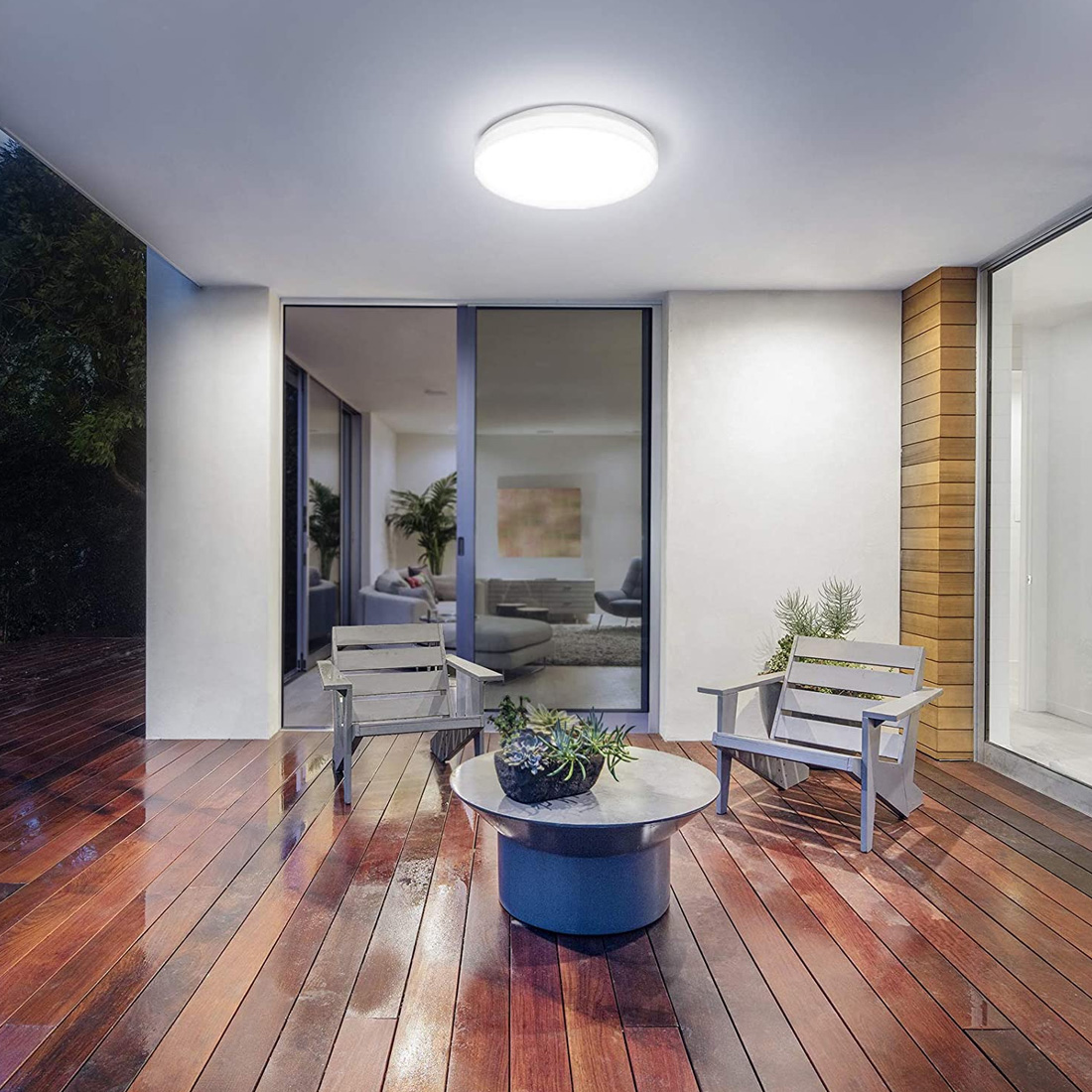 Luminária de Teto em Led Regulável à Prova Sala de Estar 24w e 18w para Quarto D'água Moderno 48w 36w 12 para quarto, sala de estar, moderno