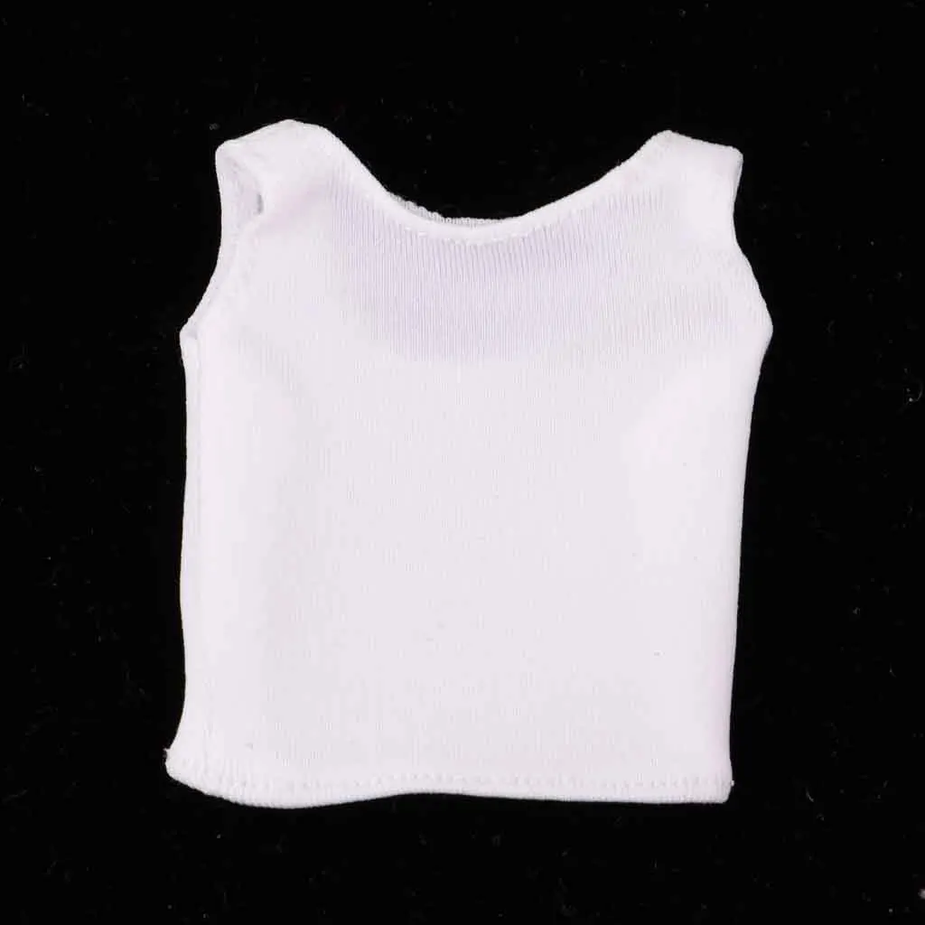 1/6TH White DK T shirt Top For 1/6 Scale male12" Action Figure 1:6 HT 3A Toy 