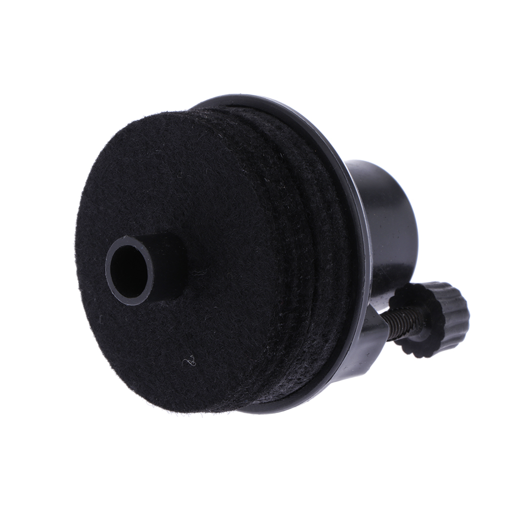 Durable 22mm Hi Hat Stand Cymbal Seat Plastic with Felt Cymbal Mount Part, Black