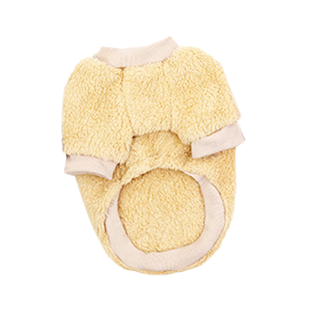 Puppy Warm Coat Dog Soft Costume Apparel Doggies Apricot/Pink/Dark Green/Grey